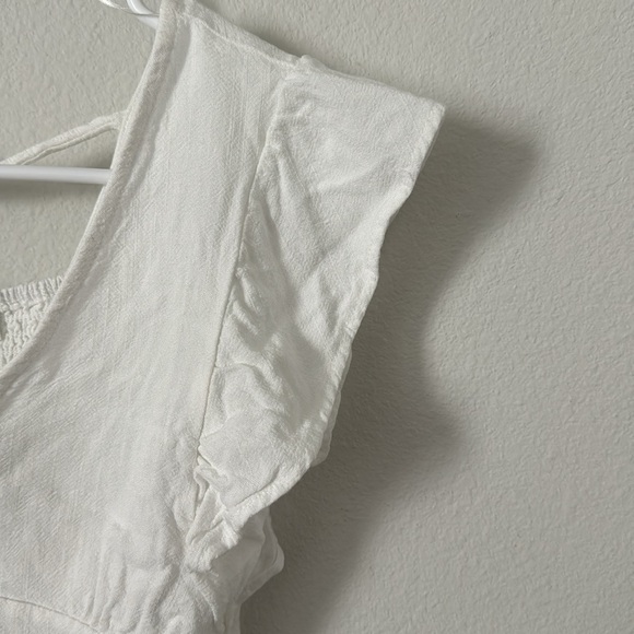 White Button-Front Top - Picture 4 of 7